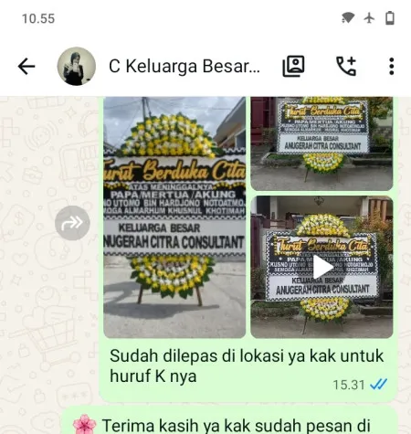 Pengiriman Papan Bunga Duka Rs Mitra Keluarga Bekasi